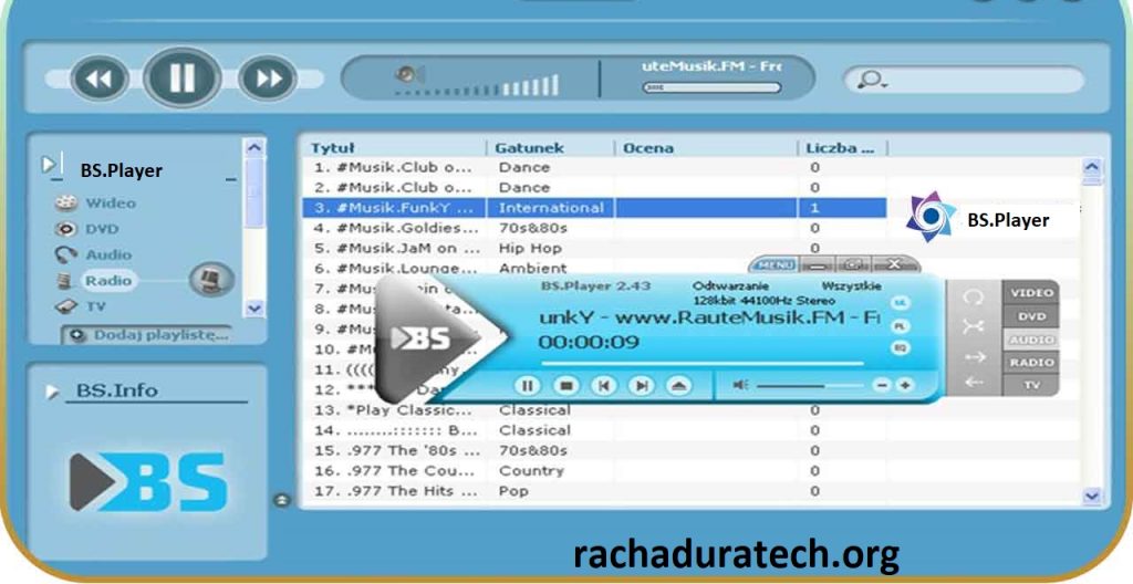 BS.Player Rachaduratech + Última versão